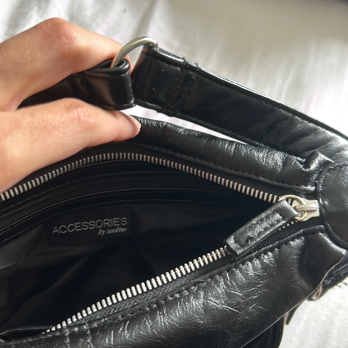 Y2k svart handväska  - 91