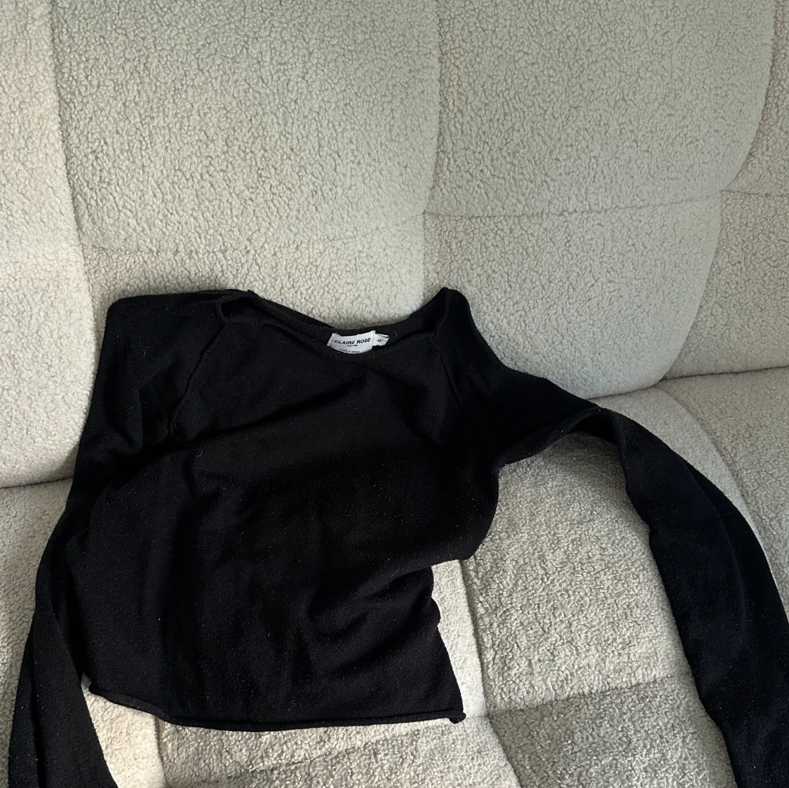 Svart långärmad tröja