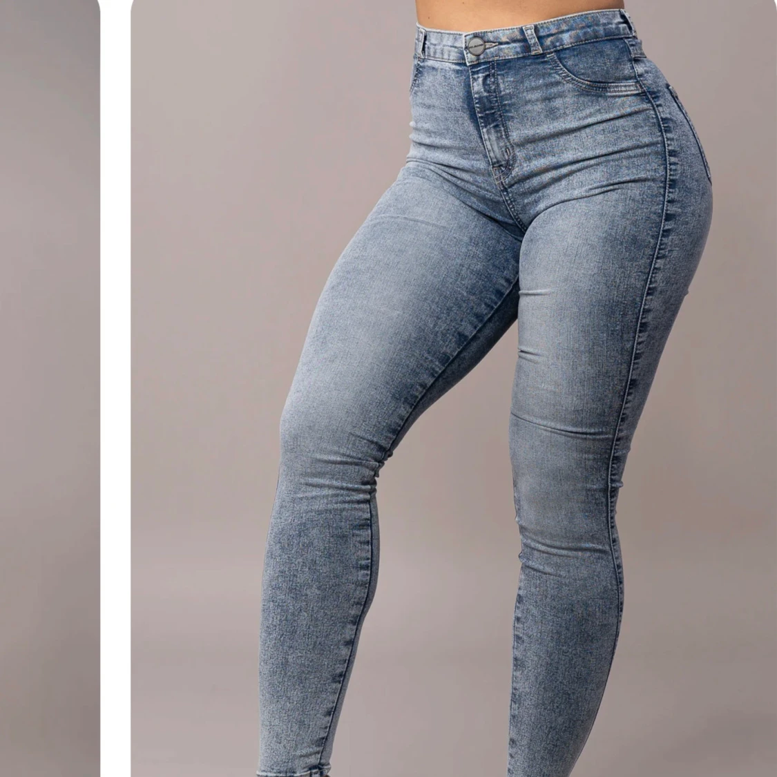 Blå jeansbyxor - 91