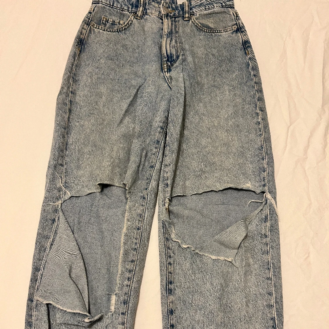 Ultra high waist mom jeans