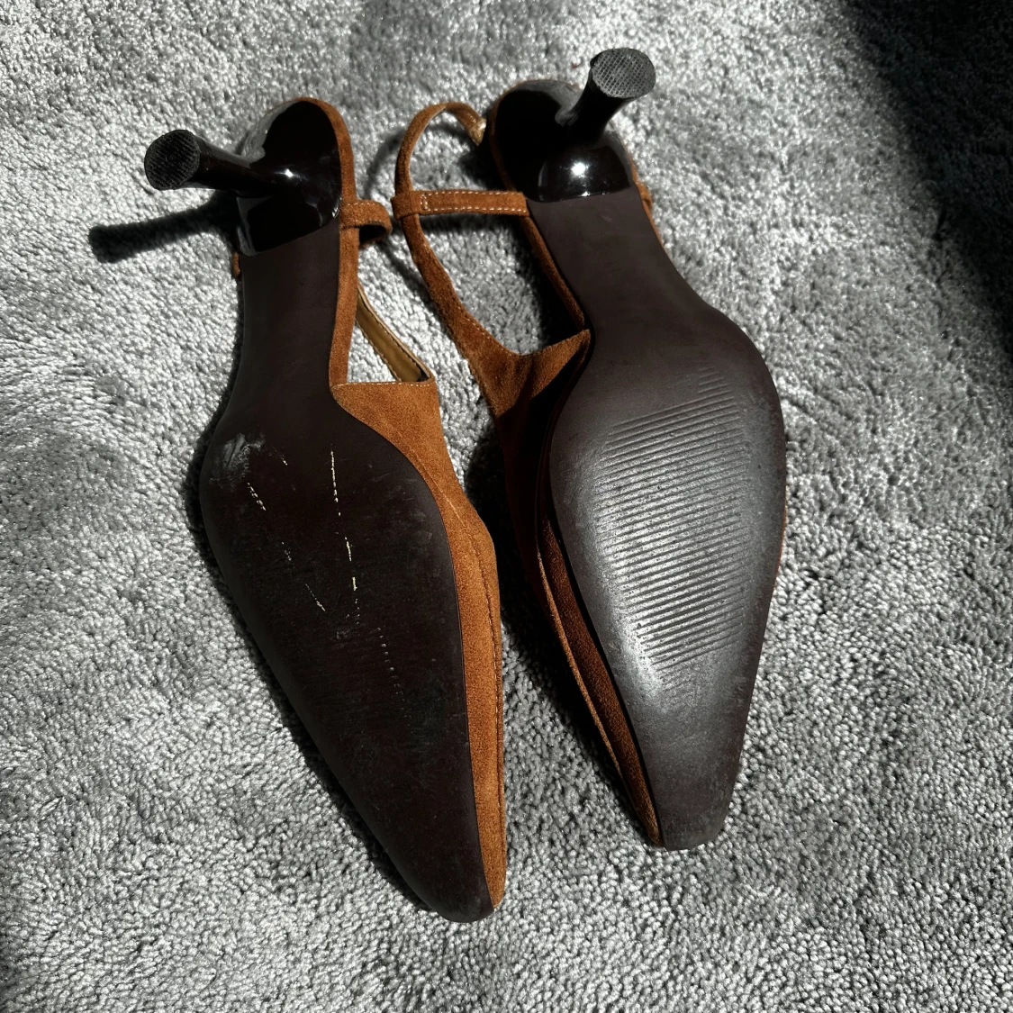 Vintage mocka klackar - 90