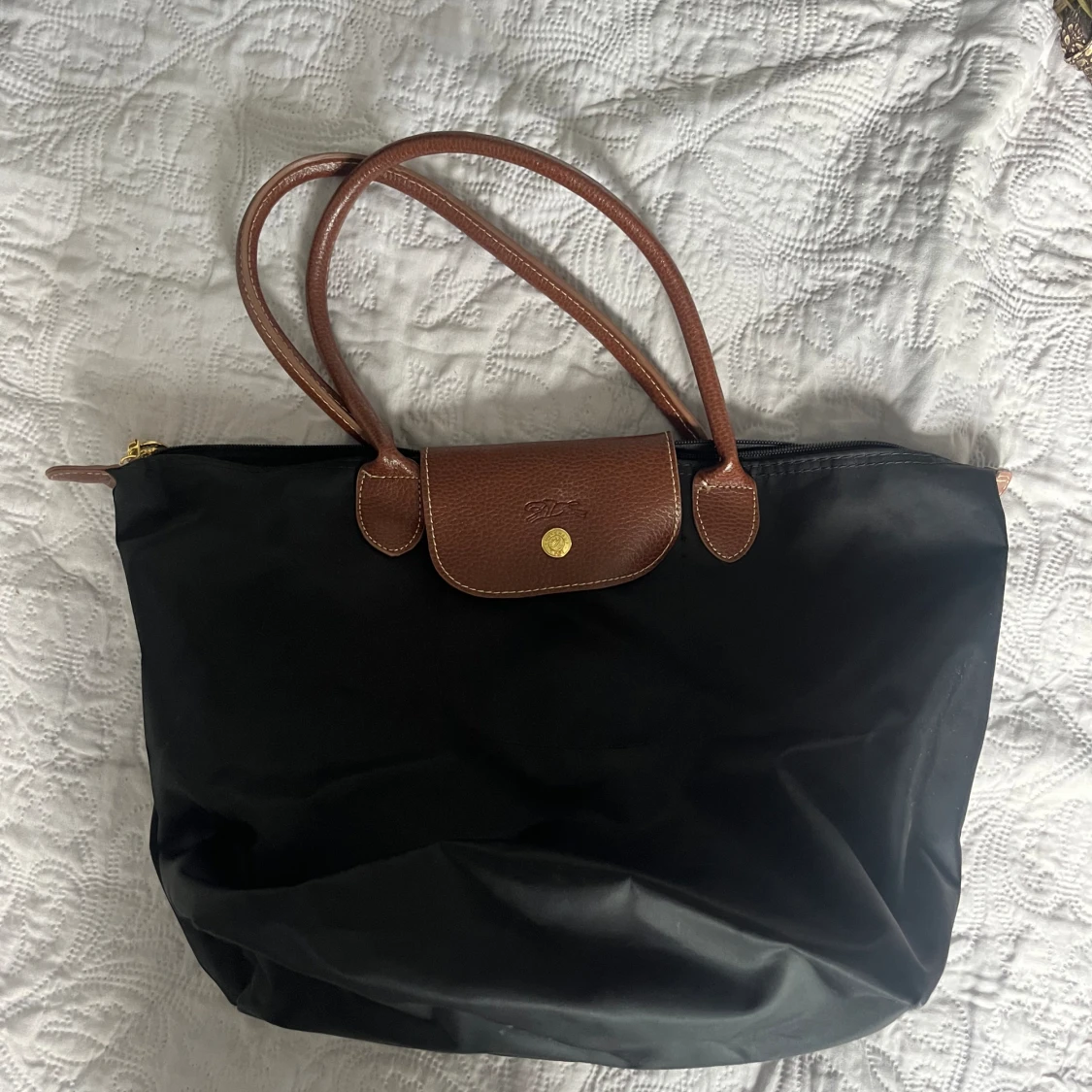 Longchamp-liknande handväska