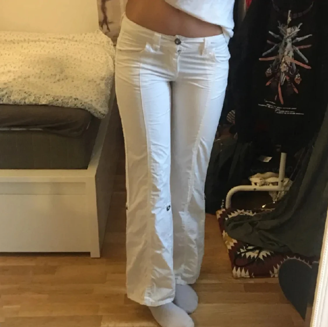 Lågmidjade cargobyxor - 90