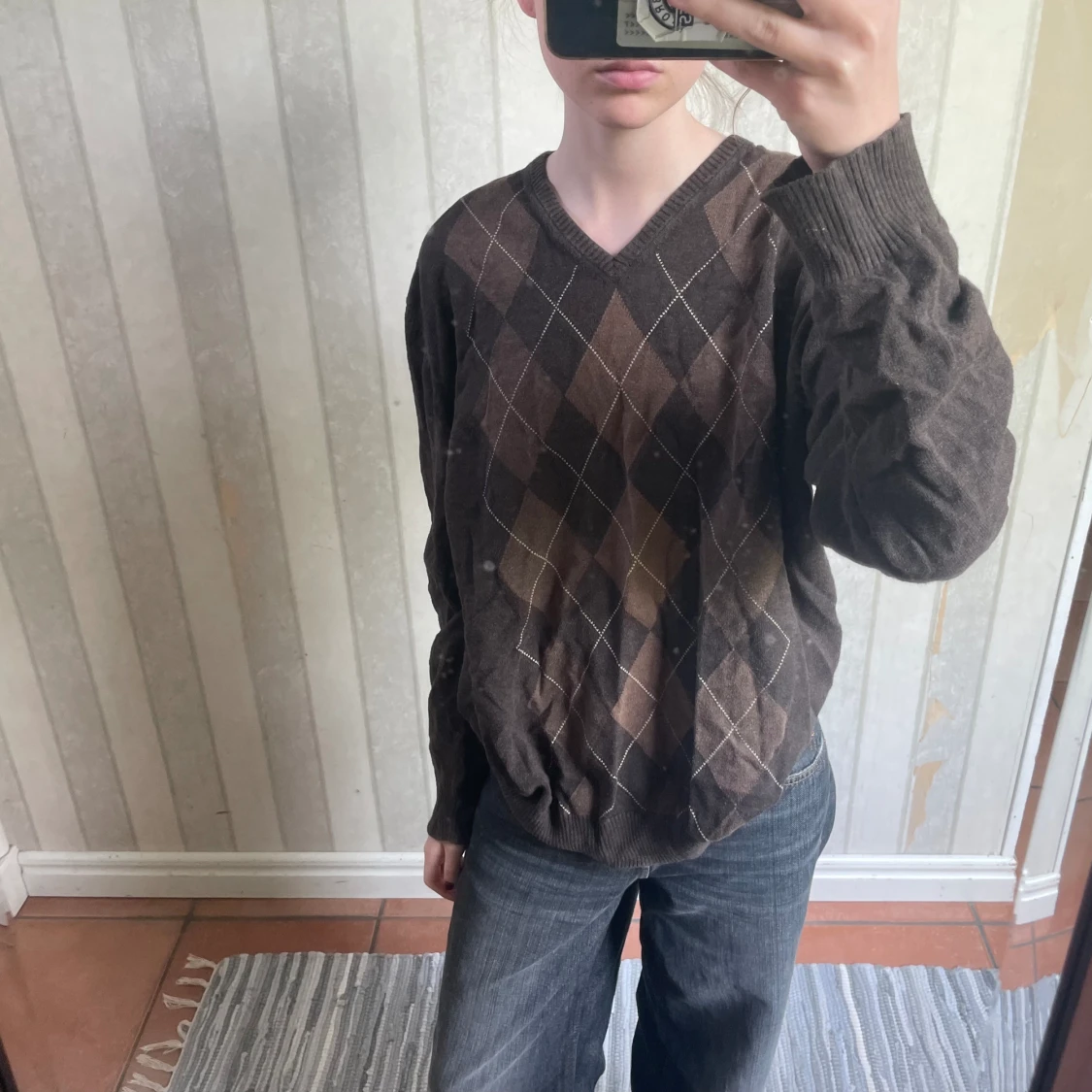 Brun tröja - 90