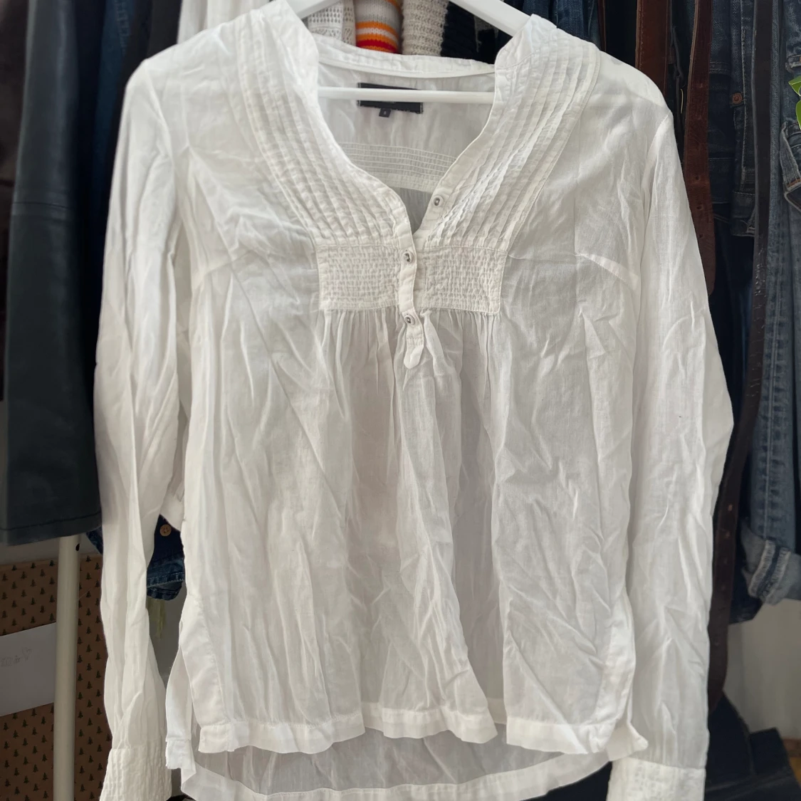 Vit skjortblus  - 91