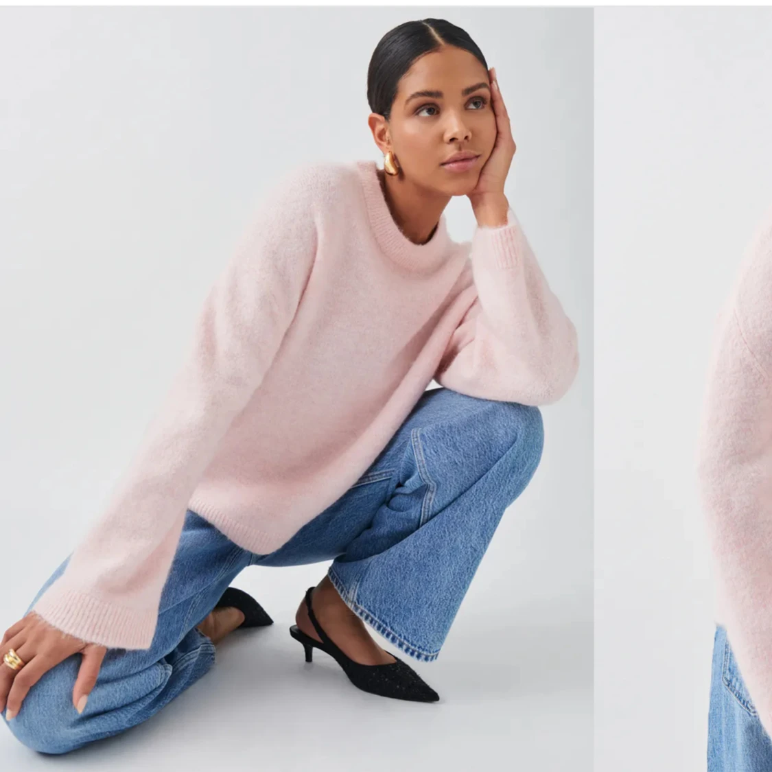 Gina stickad tröja  - 90