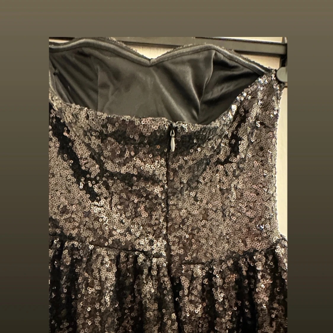 Glitter bandåklänning - 90
