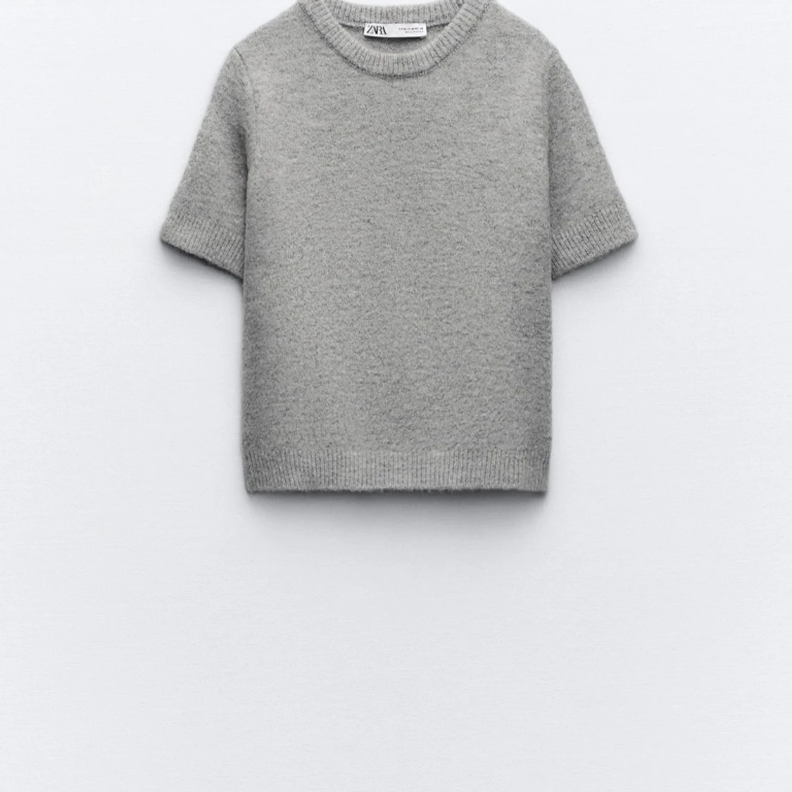 Zara stickad t-shirt
