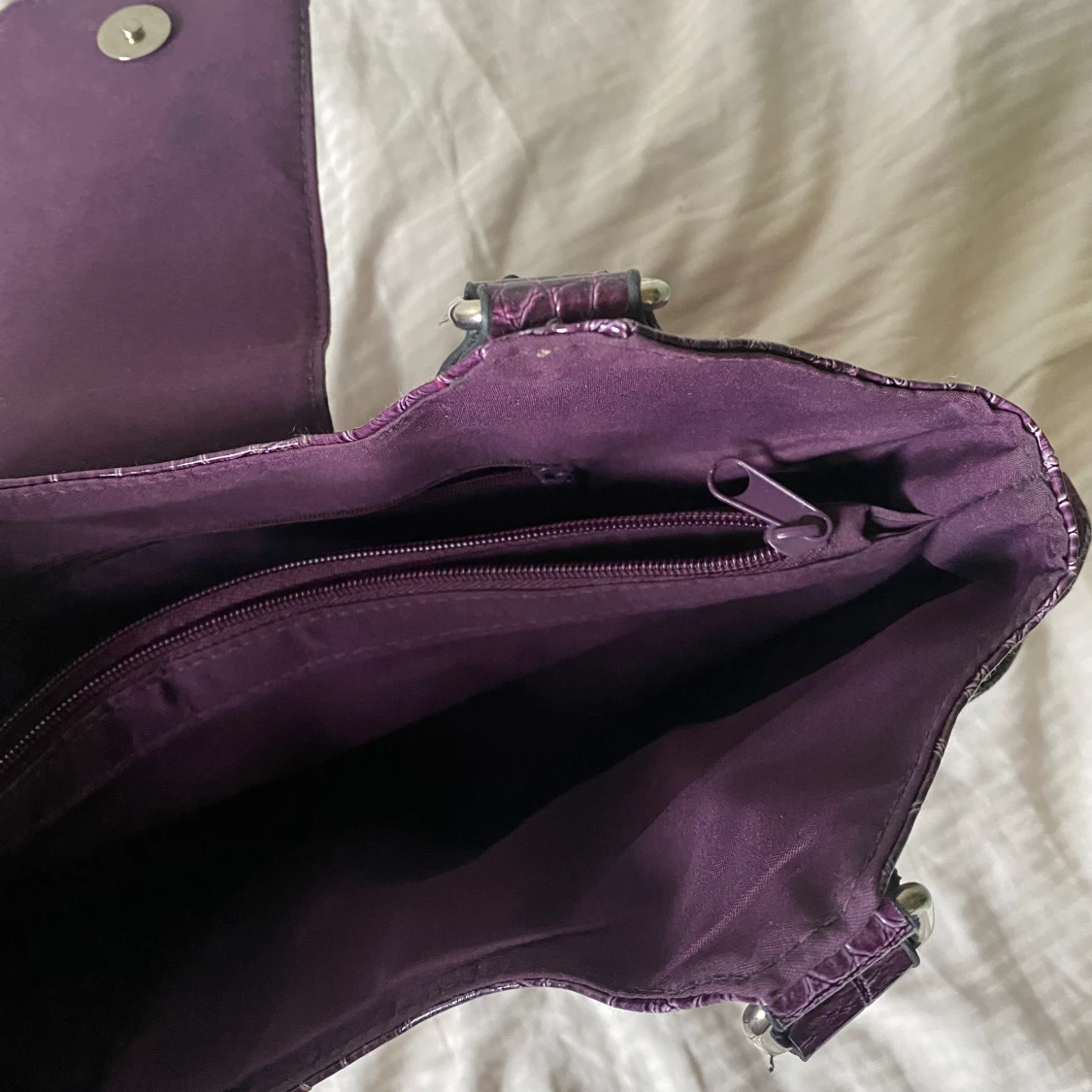 lila handväska  - 91