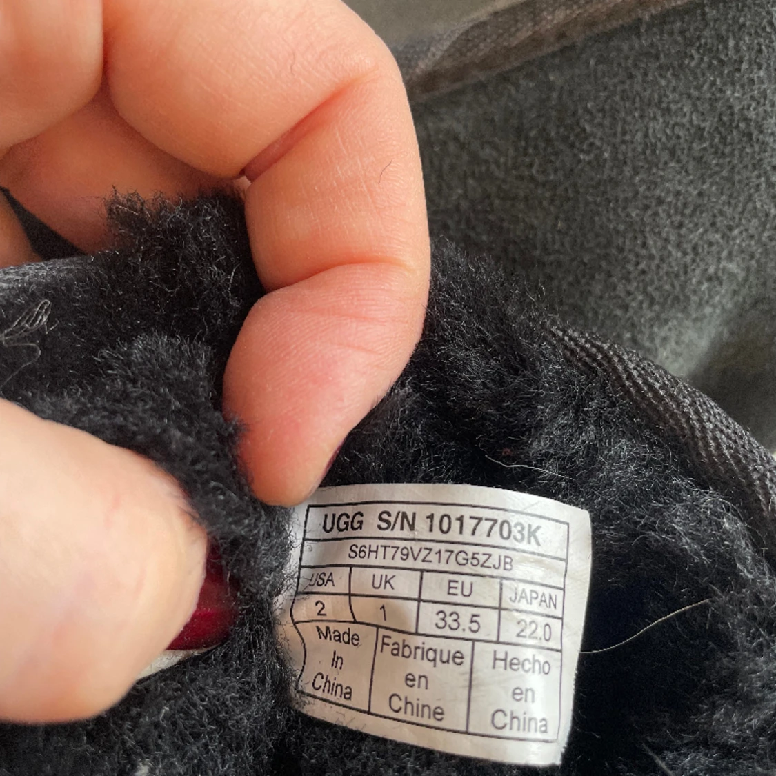 Uggs barn stl 33,5 - 91