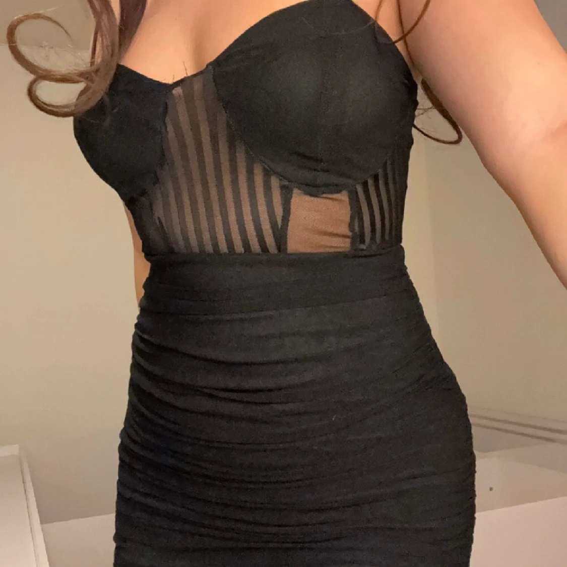 Svart fest klänning