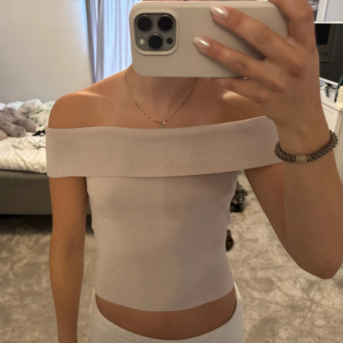 Beige topp - 90