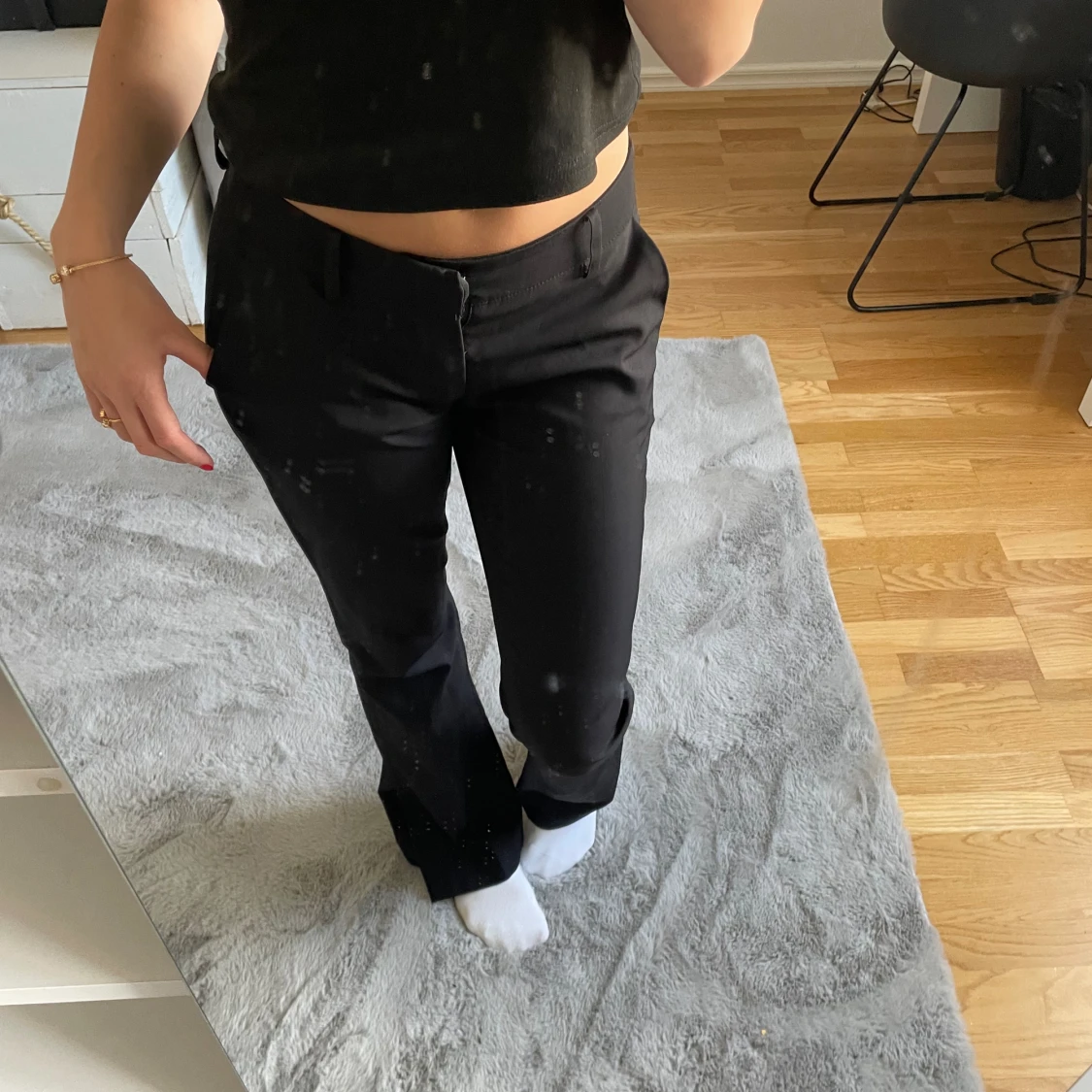 Vera kostymbyxa med låg midja - 91