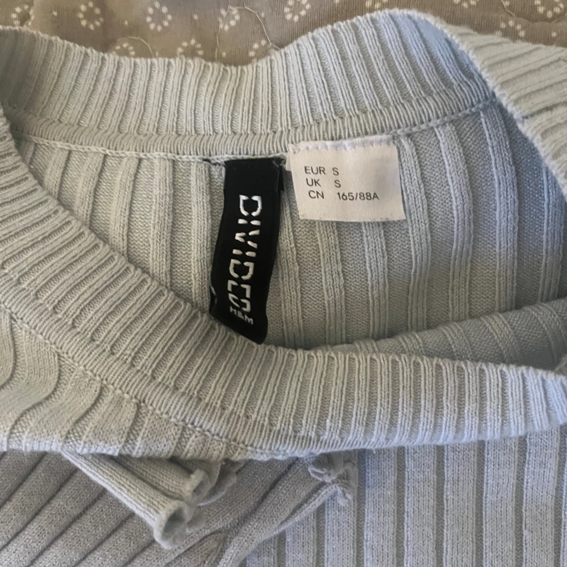 Långärmad blå tröja - 91