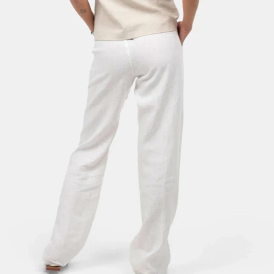 Lågmidjade Linnebyxor  - 90