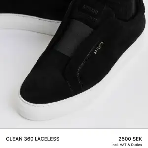 Jag säljer mina jättefina arigato skor Clean 360 Laceless då de inte kommer till användning! Nypris 2500 kr så säljer för 2000 då de är nästan helt nya! 