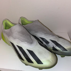 Fotbollsskor - Adidas X Crazyfast .1 Laceless FG Crazyrush - Vit/Svart/Lucid Lemon