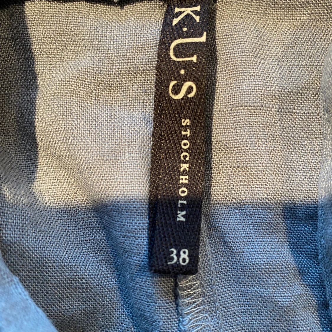 Ny grå tunika i linne från KUS Stockholm i strl 38 - 92