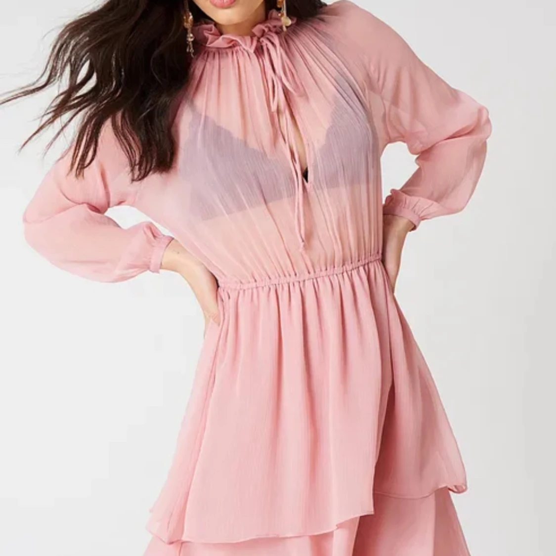 Lätt genomskinlig Klänning  - 90