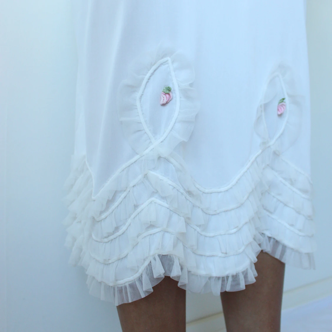 Vitt kjol & topp set - 92