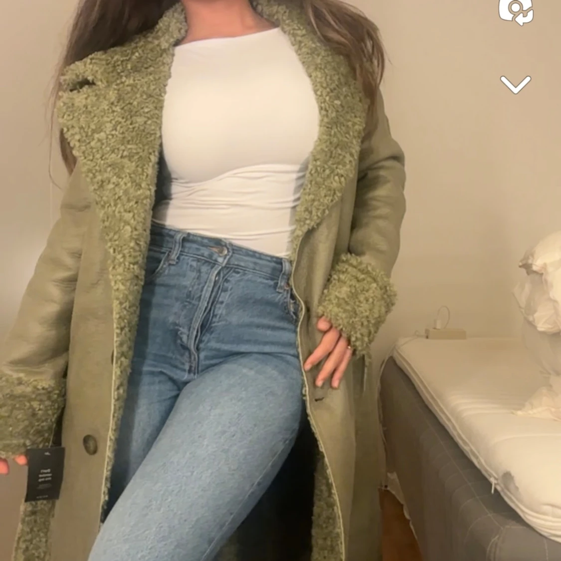 Skogsgrön kappa - 90