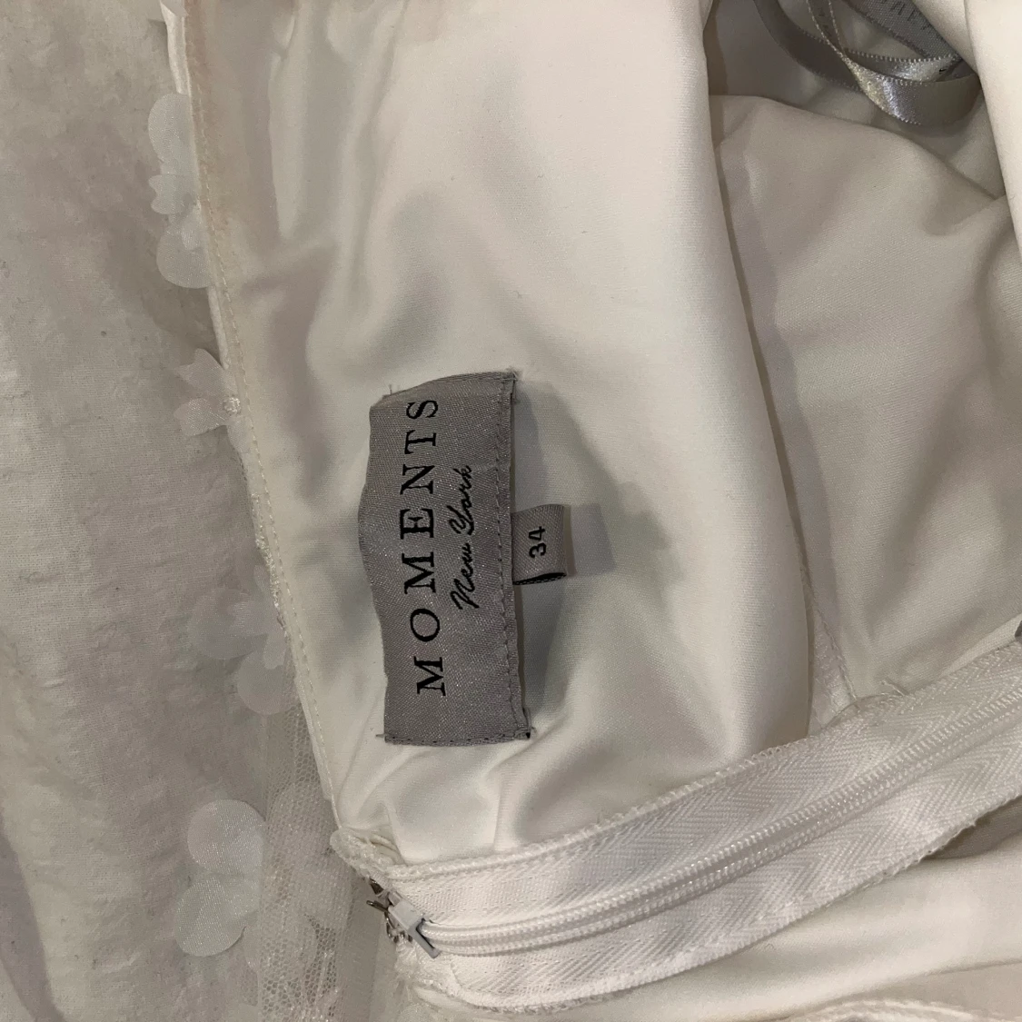 Vit klänning student 34 - 93