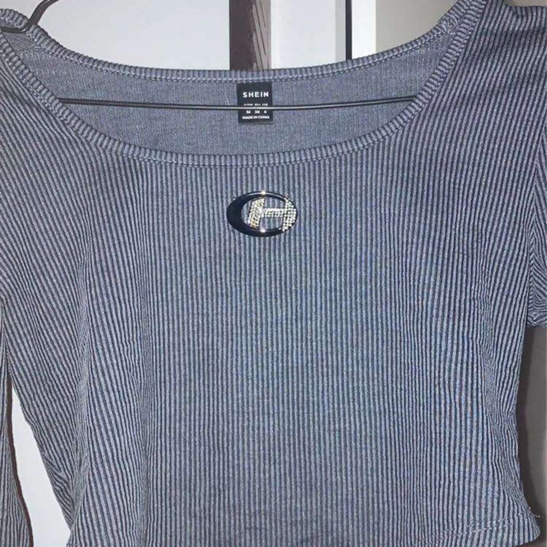 Grå shein tröja  - 90