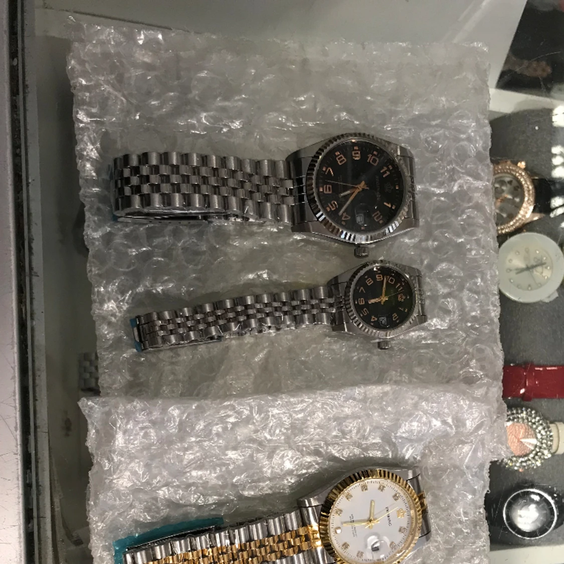 Par klockan Proking med datum