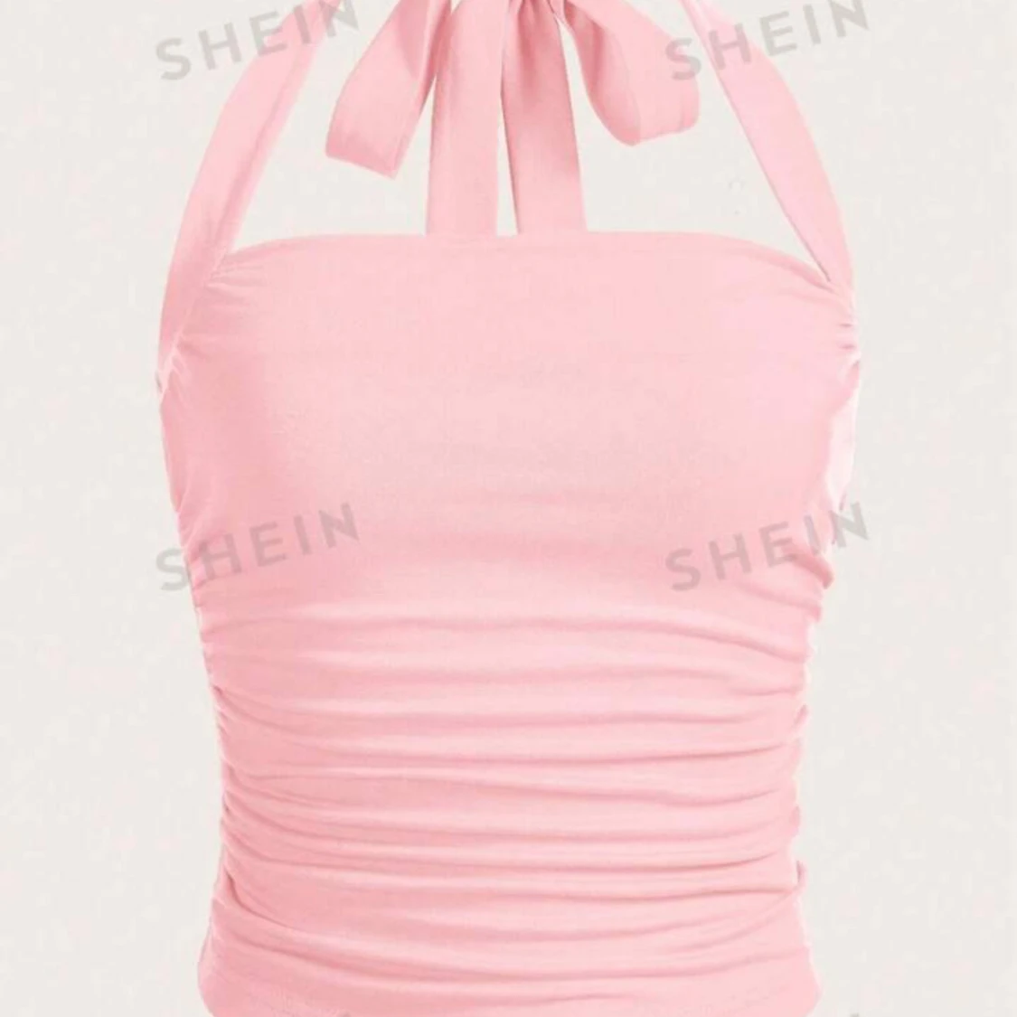 Rosa Halterneck-topp