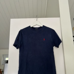 Polo Ralph lauren t shirt - Raffe t shirt som blivit lite uttvättad i färgen men igen man riktigt tänker på, finns även något litet hål vid magen men inget som syns på håll 