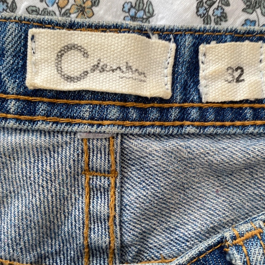 Lågmidjade jeans shorts - 91