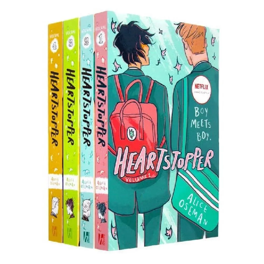 Säljer mina böcker i serien ”Heartstopper”. Det är fyra böcker totalt och är i bra skick! Fråga bara om man vill ha fler bilder. Övrigt.