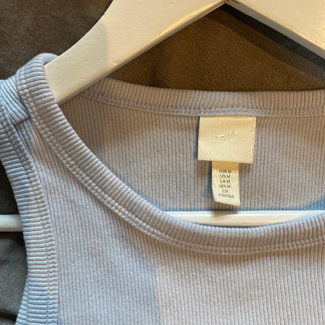 Blått kort linne - 90