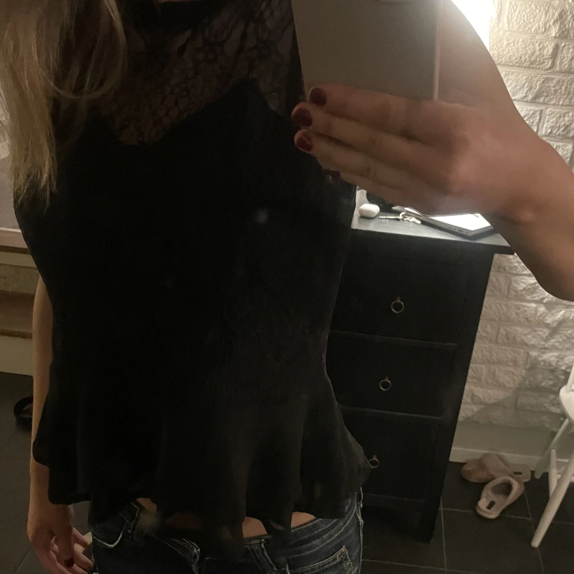 Spetstopp med volanger - 91