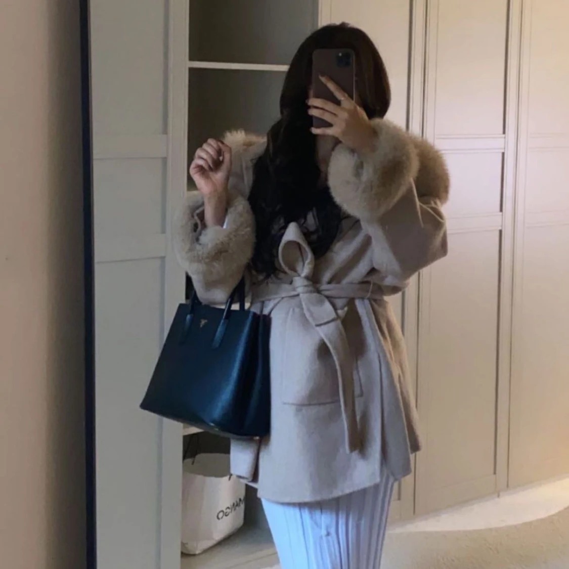 Kappa med päls - 90