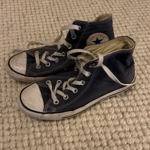 Blå converse  - Använda men i bra skick. Mer som en 38 i storlek då de är väldigt smala i modellen 💙