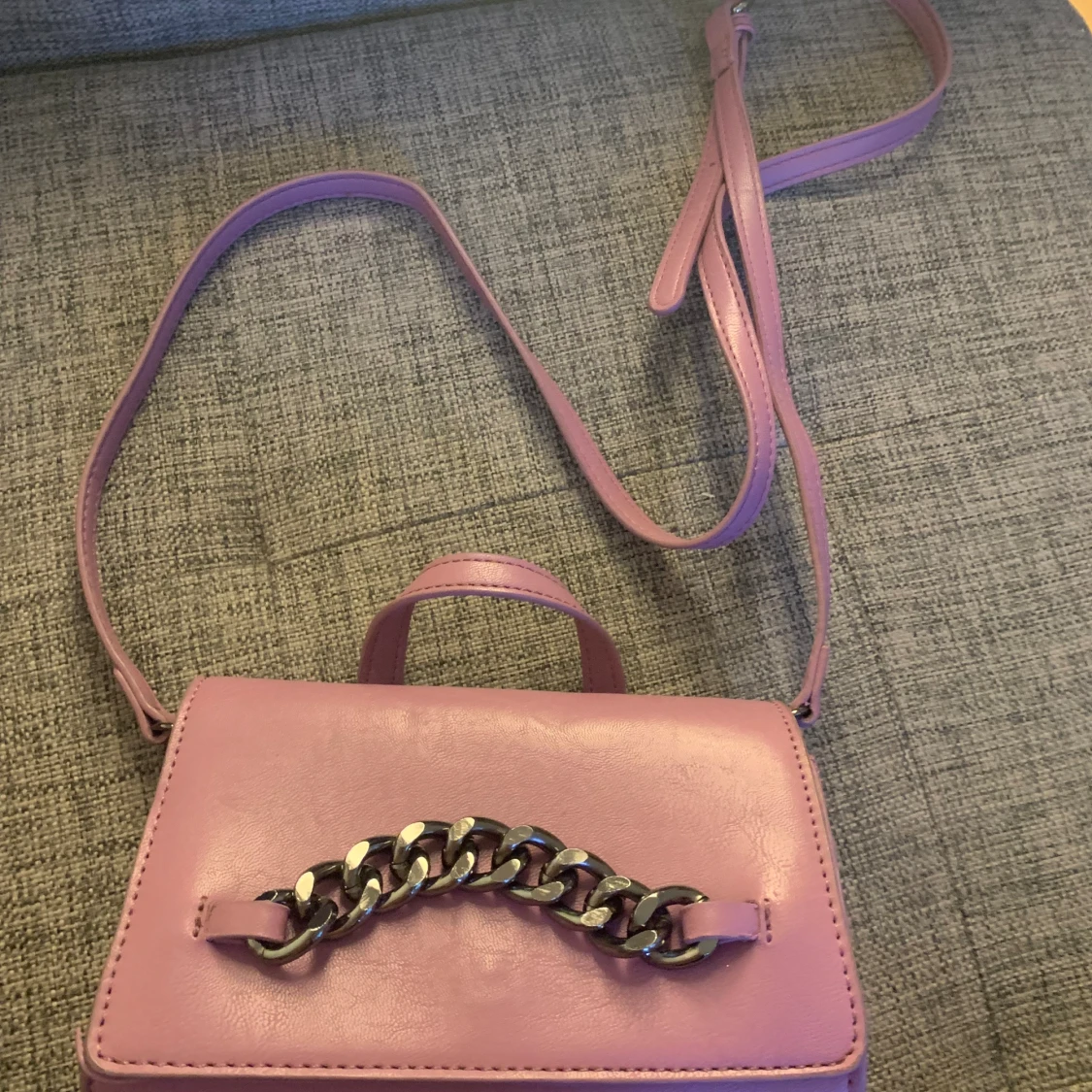 A purple bag