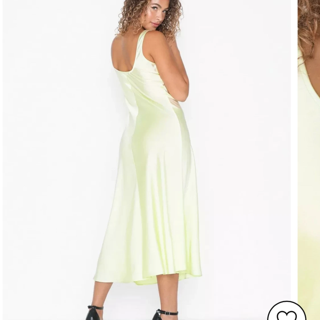 Long satin slip dress - 91