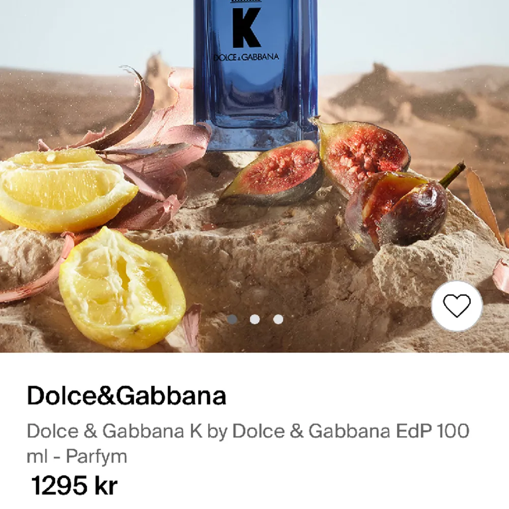 Säljer nu min Dolce & Gabbana Edo parfym som är en bra allmän parfym som man får mycket komplimanger av. Använd fåtal gånger skulle beräkna nästan som ny kanske nån ml som saknas. Hör av er vid frågor :). Övrigt.