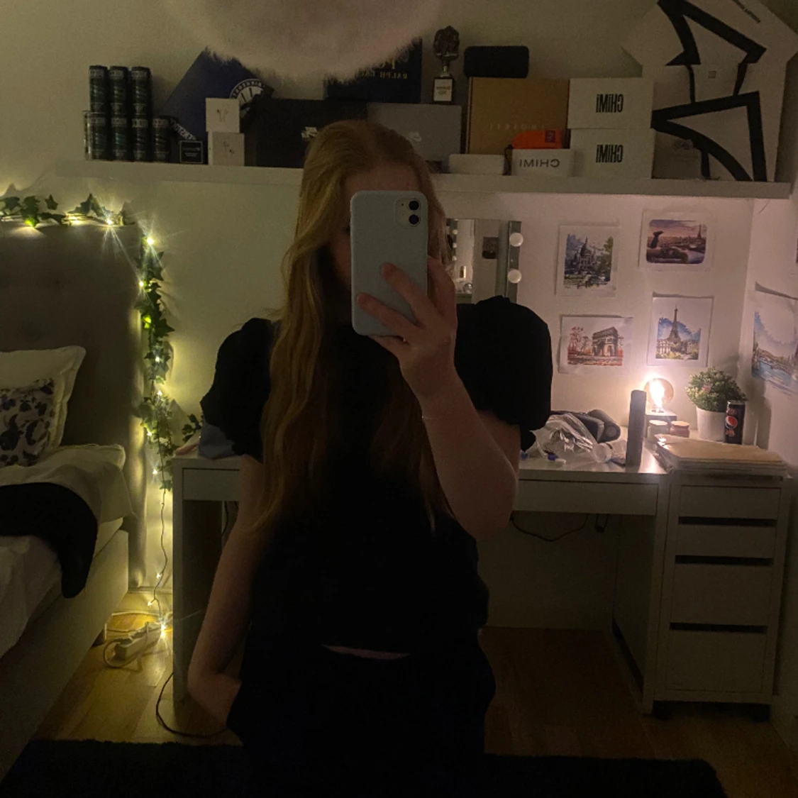 Festlig svart topp från zara!