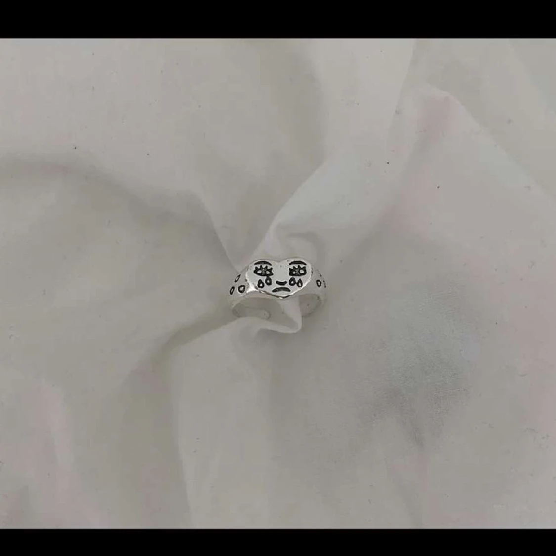 Silverring med motiv - 91