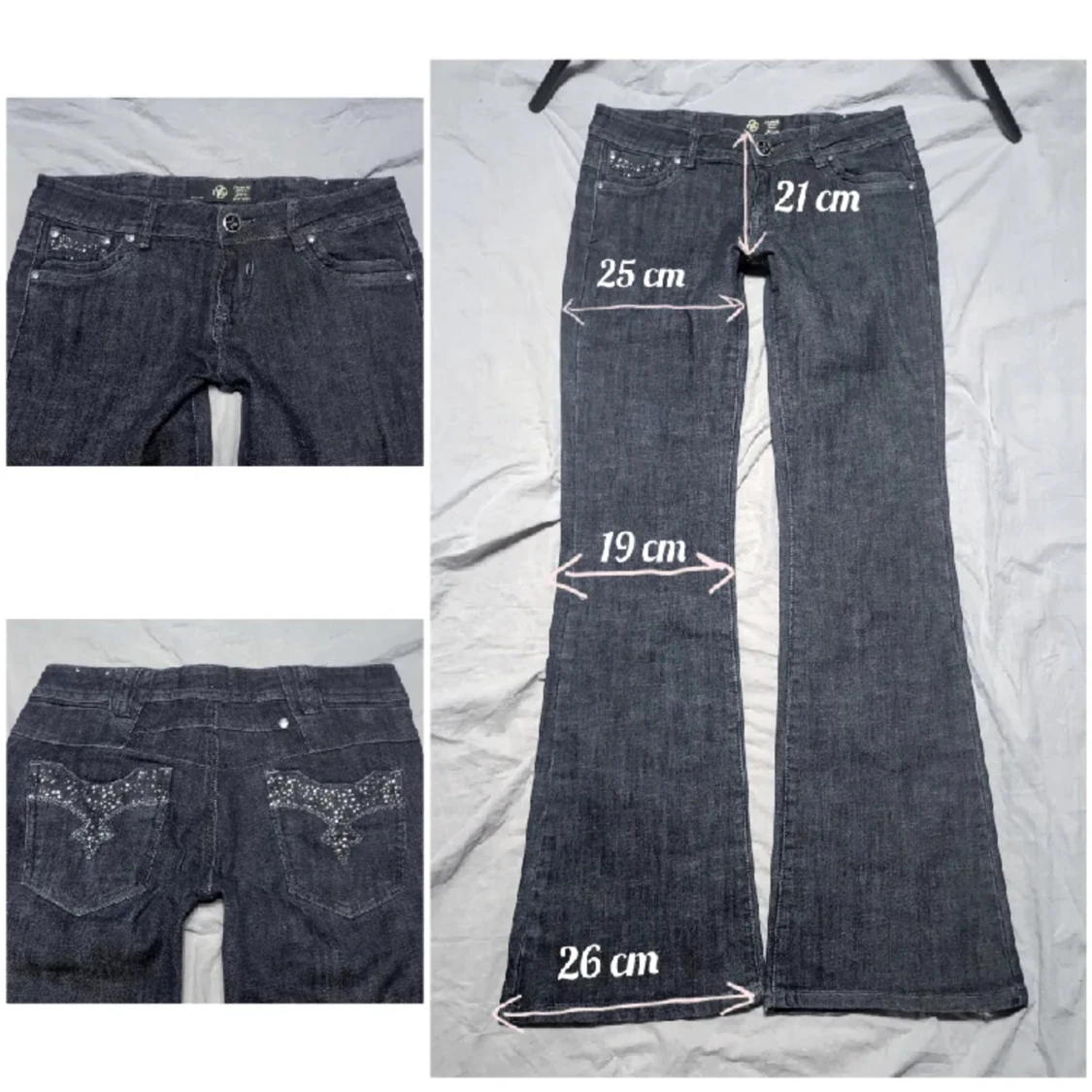 Lågmidjade jeans  - 90