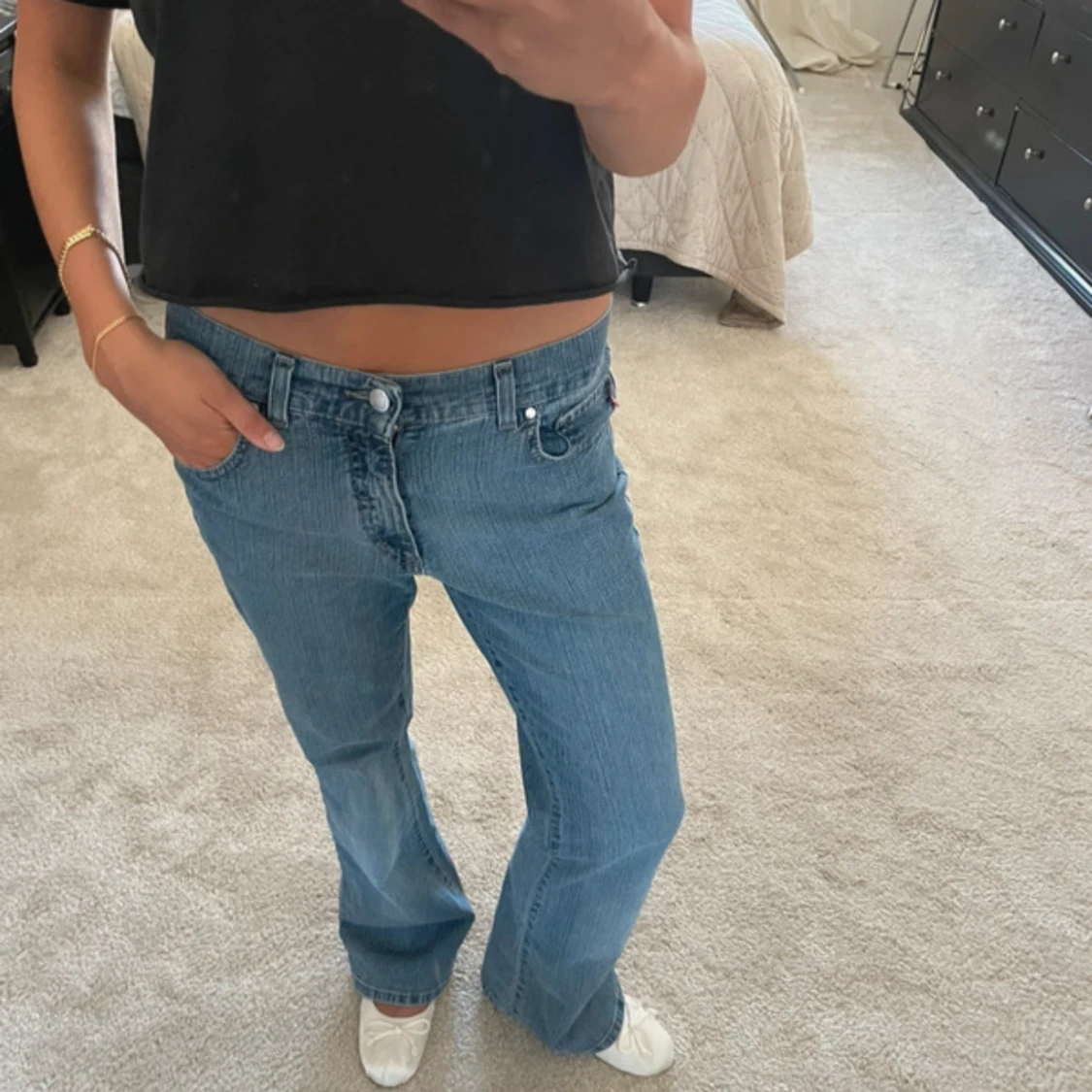 Lågmidjade jeans 