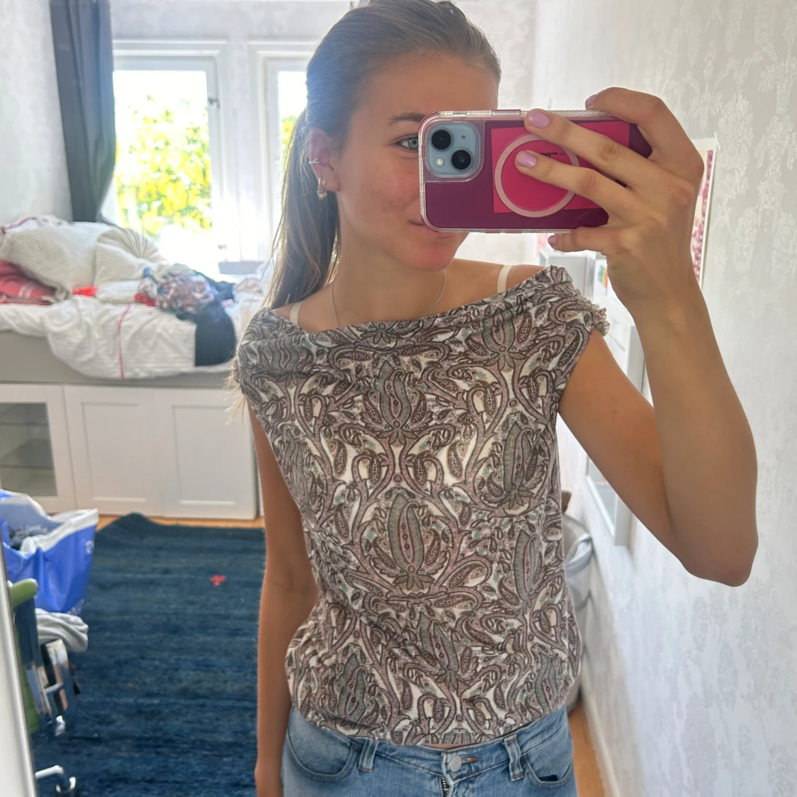 Cowneck/ boatneck topp - 90