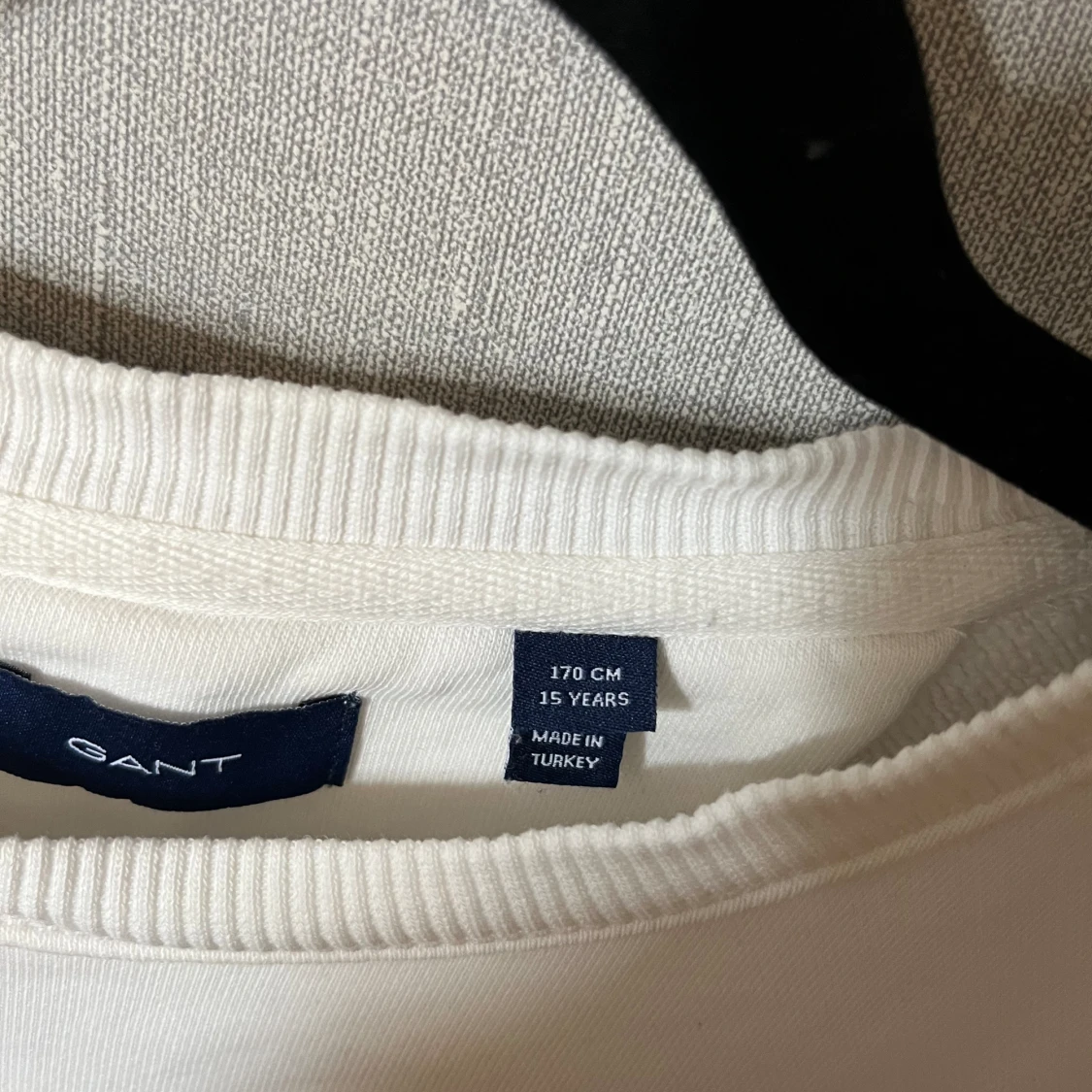  Vit bomull gant tröja  - 91