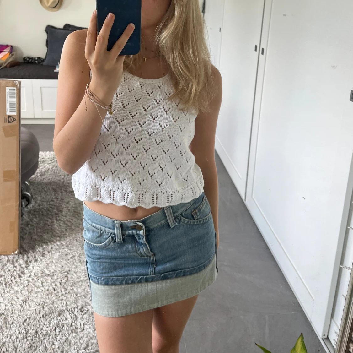 Stickat linne ❤️ - 90