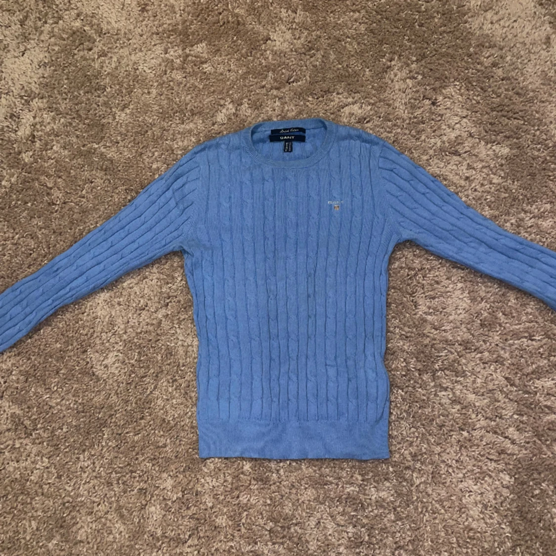 Ljusblå gant tröja  - 90