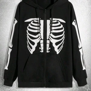 Skelett kofta - Storlek XL, använd några gpnger säljer då det inte är min stil längre🫶