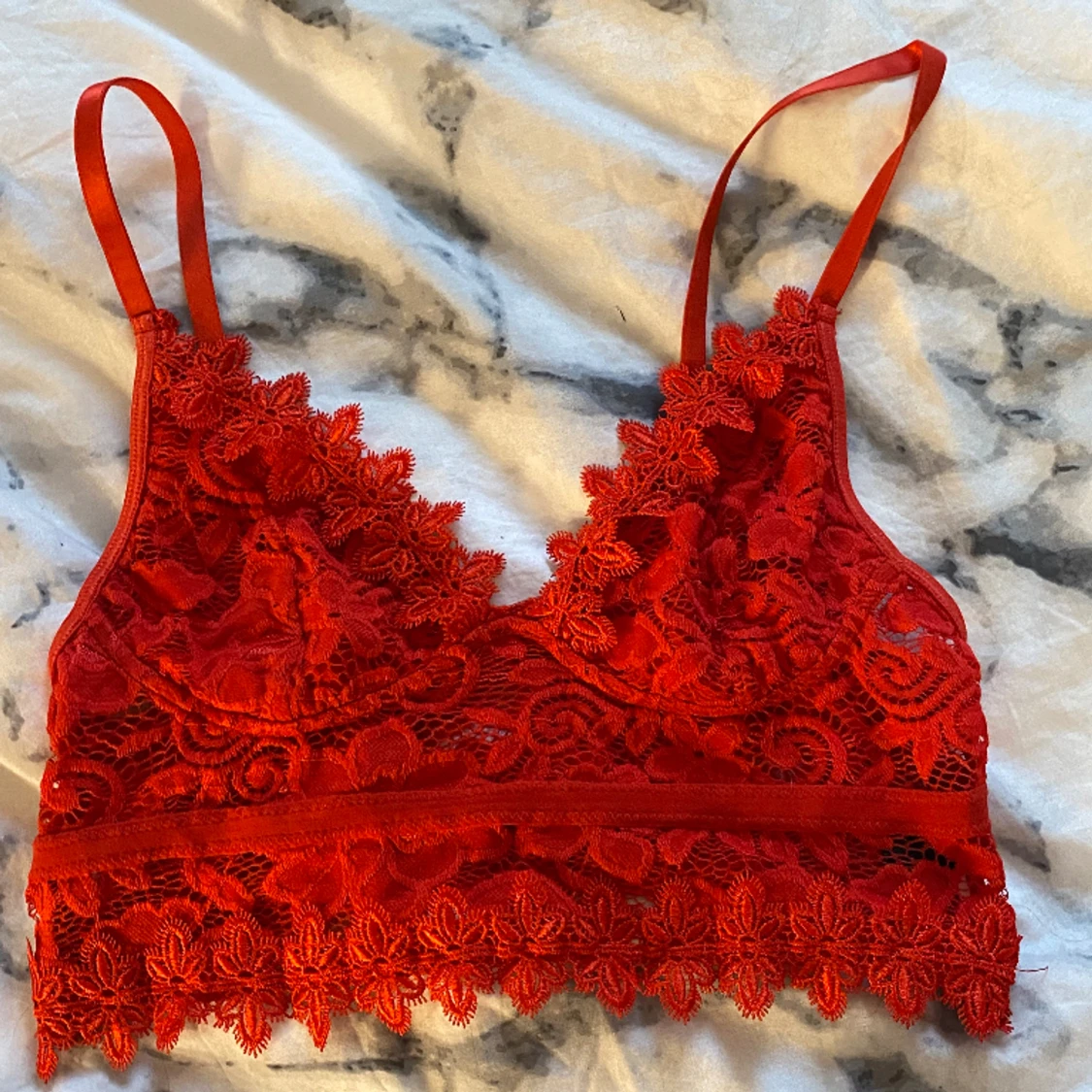 Rött linne från shein 