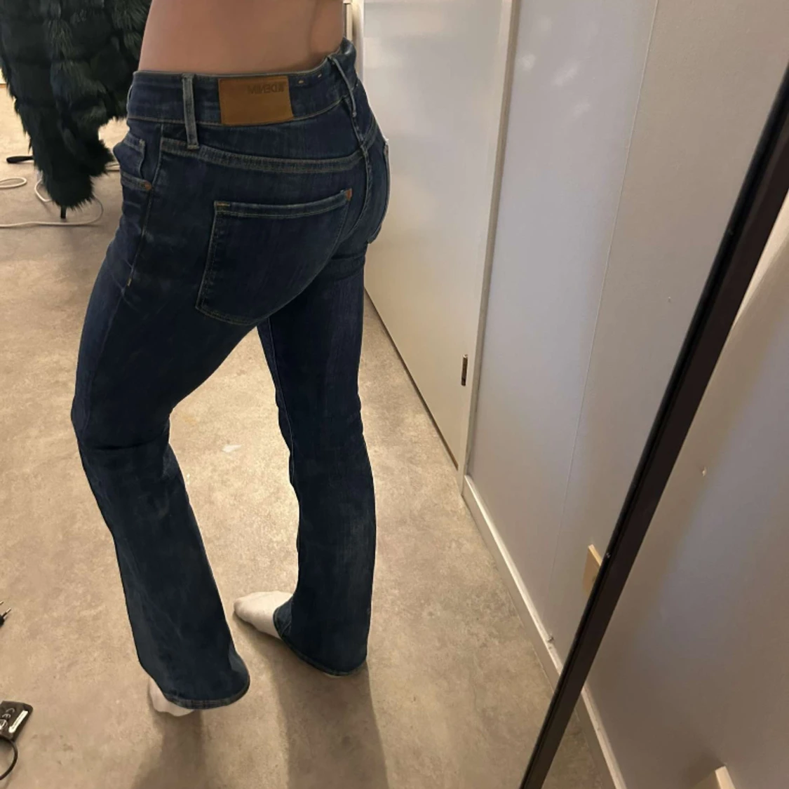 Lågmidjade bootcut jeans - 90